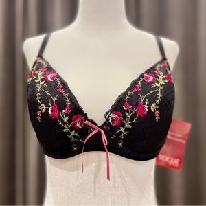 Vintage 38C Vogue Dessous black bra